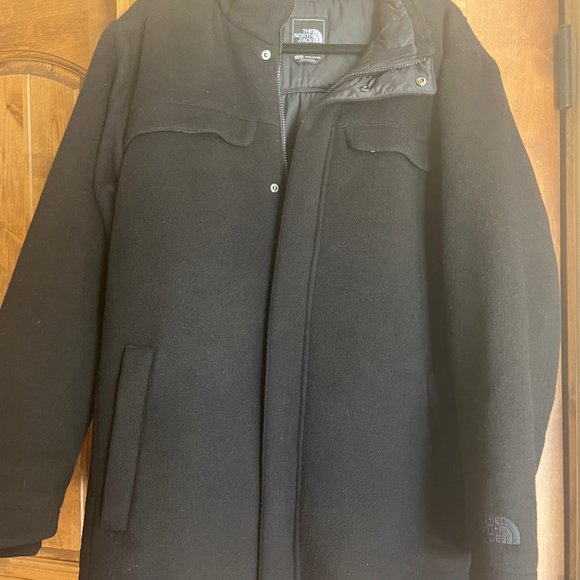 Black Wool Coat - Picture 3 of 10